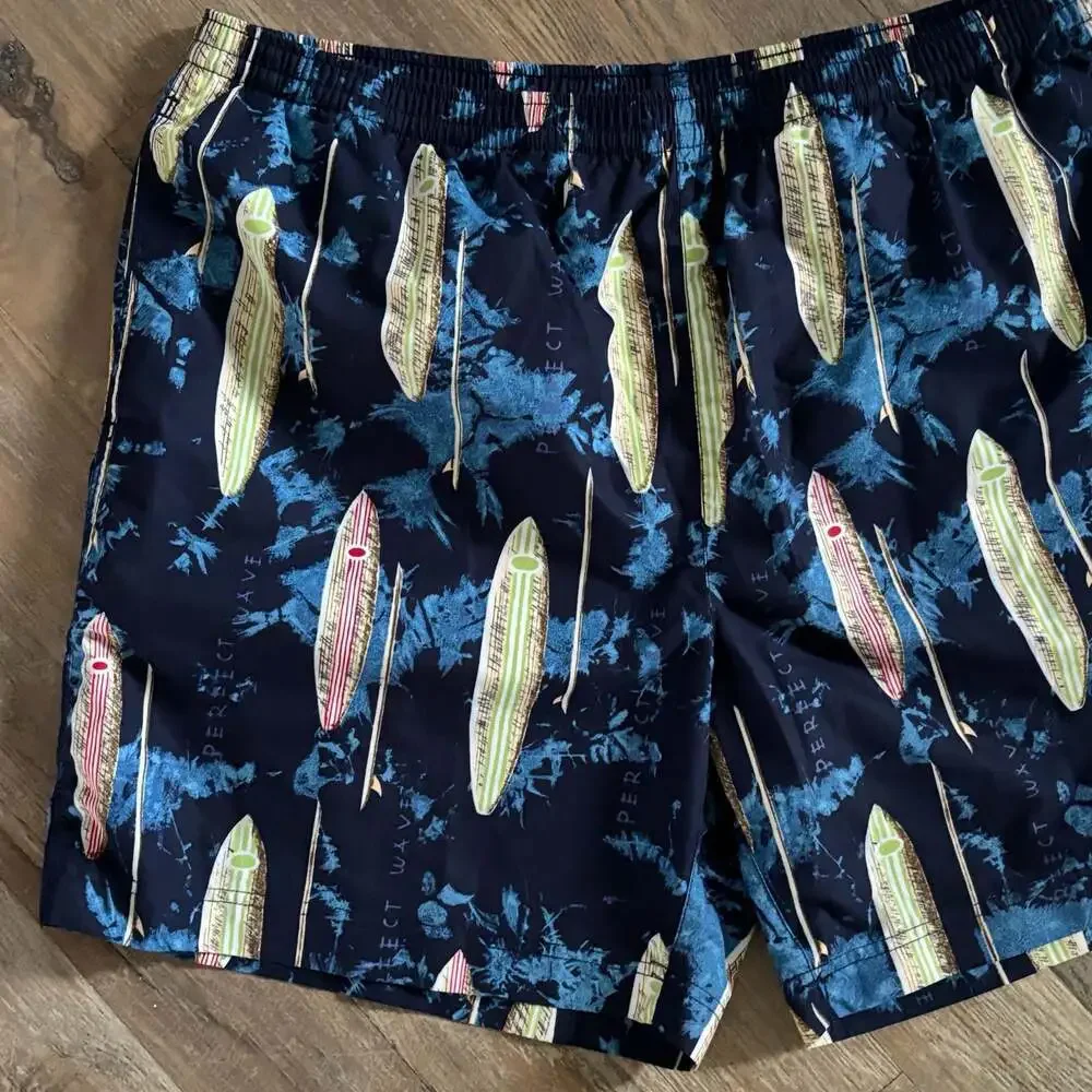 Nautica Surfboard Print Swim Trunks XXL
